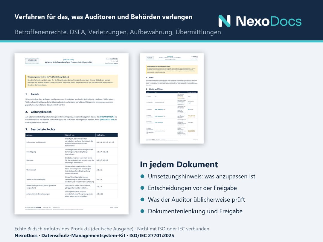 Datenschutzverfahren