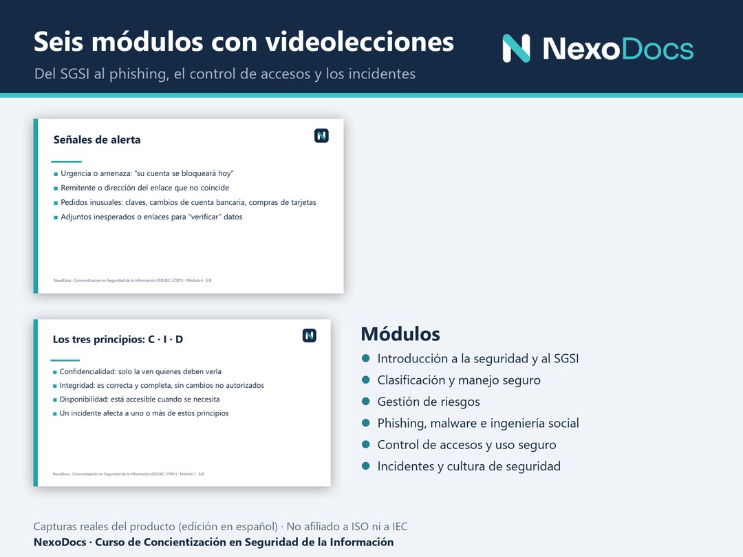 Diapositivas de los módulos