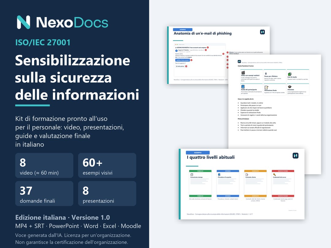 Copertina del corso di consapevolezza