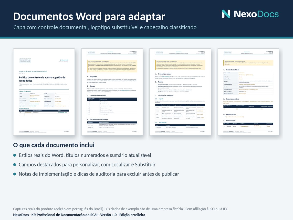 Modelo de política no Word